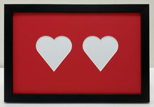 Load image into Gallery viewer, Double Love heart photo frame
