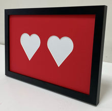 Load image into Gallery viewer, Double Love heart photo frame
