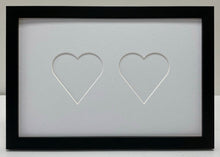 Load image into Gallery viewer, Double Love heart photo frame
