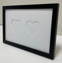 Load image into Gallery viewer, Double Love heart photo frame
