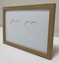 Load image into Gallery viewer, Double Love heart photo frame
