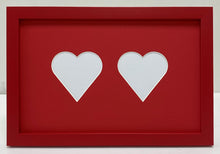 Load image into Gallery viewer, Double Love heart photo frame
