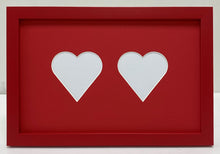 Load image into Gallery viewer, Double Love heart photo frame
