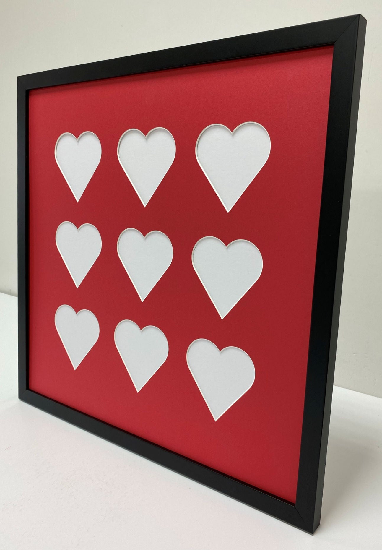 Nine Love heart photo frame – DMR Framing
