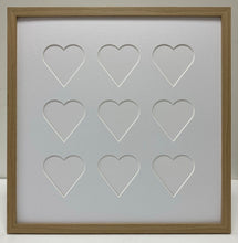 Load image into Gallery viewer, Nine Love heart photo frame
