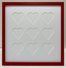 Load image into Gallery viewer, Nine Love heart photo frame
