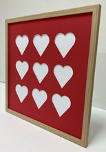 Load image into Gallery viewer, Nine Love heart photo frame
