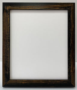 Black hand finished artisan Wooden Picture Frame (30mm wide)