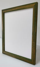Load image into Gallery viewer, Green hand finished artisan Wooden Picture Frame (24mm wide)
