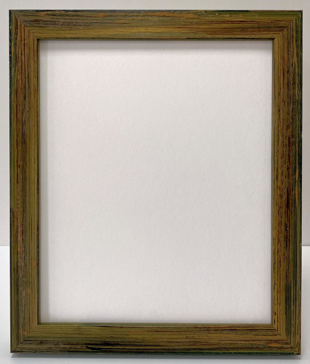 Green hand finished artisan Wooden Picture Frame (30mm wide)