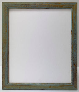 Powder Blue hand finished artisan Wooden Picture Frame (24mm wide)