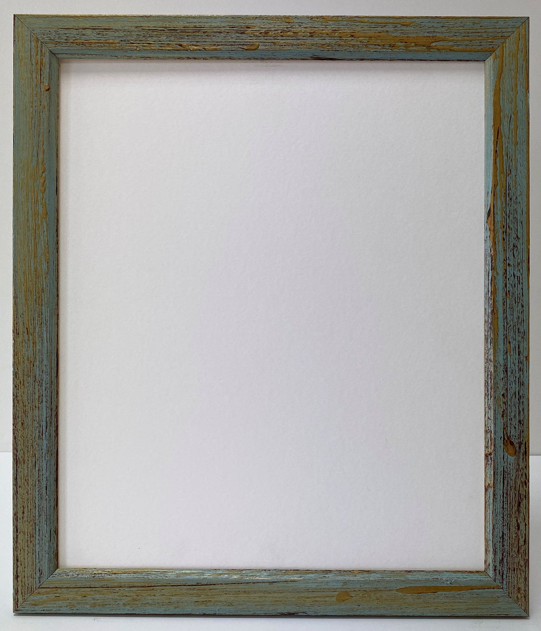 Powder Blue hand finished artisan Wooden Picture Frame (24mm wide)