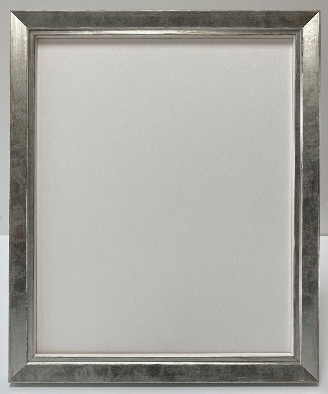 Silver brushed Wooden Picture Frame (22mm wide)