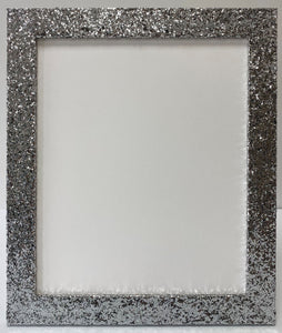 Silver Glitter Picture Frame (32mm wide)