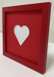 Valentine's love heart photo frame