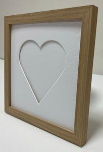 Large Love heart photo frame