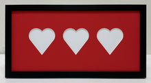 Load image into Gallery viewer, Triple love heart photo frame
