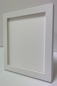 White Box Wooden Picture Frame (33mm wide)